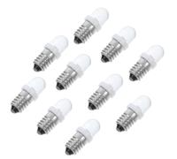 Ciieeo Ampoule LED 10 Pièces Mini 0,2w 12v à Vis E10 | Verre et Métal, Base Miniature Compatible Petits Dispositifs, Usage Atelier Créatif et Rails Miniatures