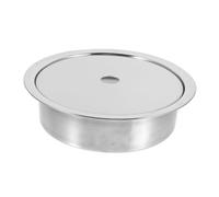 Ciieeo Anneau Adaptateur en Acier Inoxydable pour Plaque de Cuisson Électrique, Léger et Flexible, Prévient Efficacement les Débordements, pour Table à Hot Pot