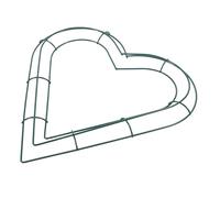 Ciieeo Anneau de Fer de Cœur 30 Cm, Cercle Accessoire de Guirlande Décorative à Suspendre pour Décoration Noël Maison Jardin, Boucle en Fer pour Couronne Saisonnière Couleur Aléatoire