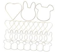 Ciieeo Anneaux Métalliques pour Attrape-rêves 18 Pièces, Kit Bricolage pour Loisirs Créatifs, Métal Robuste, Diamètre Moyen, Décoration Murale DIY, Matériel Macramé, Fête et Maison