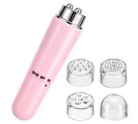 Ciieeo Appareil de massage électrique 4 en 1 pour le visage, par acupression, mini pressure électrique pour soulager la douleur musculaire, rose