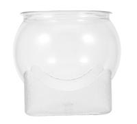 Ciieeo Aquarium de Bureau Incassable en Verre Transparent Grand Bol Sphérique Multifonction pour Poissons Tortues et Plantes Hydroponiques - Pot Décoratif Compact pour Micro-Paysages