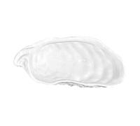 Ciieeo Assiette de Service Utilisation Polyvalente Forme Irrégulière en Céramique Blanche pour Cuisine Innovante et Hôtels Élégants