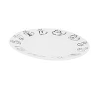Ciieeo Assiette En Céramique à Dessert 15 Cm, Plateau De Collations Rond, Couleur Blanche, Pour Repas Familial Et Fêtes, Set Individuel