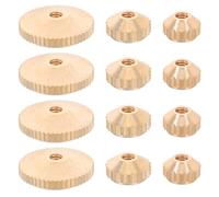 Ciieeo Assortiment De 12 Écrous De Fixation En Laiton Pour Aiguilles D'Horloge Compatible Mécanismes Horloge Murale Réparation Diy Pièces De Rechange