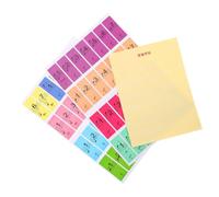 Ciieeo Autocollants Adhésifs Colorés pour Clavier de Piano 3 Pièces Autocollants Chiffres pour Touches Compatibles Pianos et Claviers Électroniques pour Apprentissage Débutants