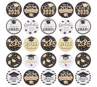 Ciieeo Autocollants de Fin D'études Auto-adhésifs, Utilisation Polyvalente, Faciles à Décoller, Style Créatif et Distinctif pour Cérémonies et Emballages de Remise de Diplômes