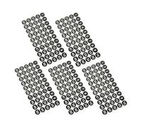 Ciieeo Autocollants Numérotés Ronds 2,54 Cm Noirs, Lot de 250 Étiquettes Auto-adhésives Multifonctions pour Classement, Organisation Bureau et Rangement Maison, Stickers Étanches Numéros