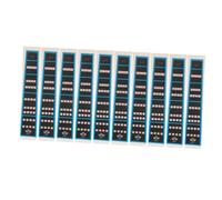 Ciieeo Autocollants pour Gammes de Violon 4/4 Bleu Bord 10 Pièces Guide des Doigts Indicateur de Manche Solide pour Apprentissage du Violon Débutant