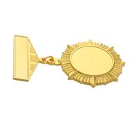 Ciieeo Badge en Alliage de Zinc Robuste, Médaille Décorative Métallique pour Veste et Manteau, Épinglette D'honneur Légère et Portable, Accessoire Polyvalent pour Récompenses Sportives