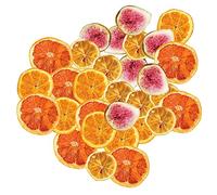 Ciieeo Bag of Creative Dried Fruit Slices for Decoration Lemon Orange Fig Grapefruit Random for DIY Cake Wreaths and Festive Decor