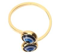 Ciieeo Bague Ouverte Œil Maléfique en Alliage Or, Ajustable et Confortable, Style Gothique Vintage pour Femmes, Accessoire Élégant Saint-valentin