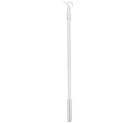 Ciieeo Baguette de Remplacement pour Store Vertical en Alliage D'aluminium Blanc, Tige Télescopique Robuste Surface Lisse et Crochet, pour Fenêtres