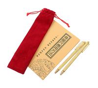 Ciieeo Baguettes Radiesthésie Rétractables Laiton pour Chasse Au Trésor Fils Centraux Flexibles Et Ajustables pour Détection Géobiologie Et Feng Shui Outil Extérieur De Recherche Et Local