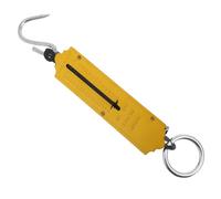 Ciieeo Balance à Ressort Portable 25 Kg en Métal Doré Balance Suspendue Compacte pour Peser Bagages et Poissons Légère pour Voyage Cuisine Peson Précis et Multifonction