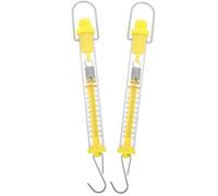 Ciieeo Balance à Ressort Tubulaire Capacité 10 pour Expériences de Physique, Outil Pédagogique Compact et Portable en Plastique, Lot de 2 pour Salles de Classe Scientifiques