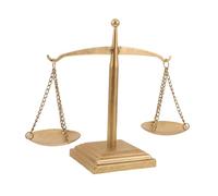 Ciieeo Balance Sculpture Décoration Étagère De Table Ornement Décoratif pour Bureau Statue De Balance Symbole De Justice pour Avocat