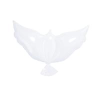 Ciieeo Ballon Aluminium Forme de Colombe Blanche pour Décorations de Funérailles Mariages et Anniversaires pour et Célébrations