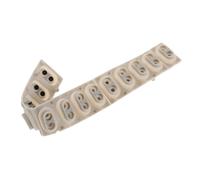 Ciieeo Bande de Contact en Silicone Conducteur pour Clavier Électronique 13 Touches, Facile à Installer, Réparation et Restauration D'orgues Électroniques