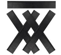 Ciieeo Bande de Raclette Flexible en Caoutchouc de Rechange 35 CM Lot de 5 Résistant à L’Usure pour Nettoyage des Vitres Remplacement pour Raclette Fenêtres Outil Manuel Polyvalent