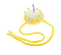 Ciieeo Bandeau Anniversaire pour Garçon Fille avec Design de Gâteau Cartoon Accessoire de Fête Adorable pour Tout Petits pour Photos Célébrations