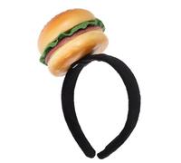 Ciieeo Bandeau Hamburger en Mousse Léger, Accessoire de Déguisement Festif pour Cheveux, Couvre-chef Burger Original pour Soirées Cosplay et Fêtes, Bandeau Décoratif Coloré, Taille