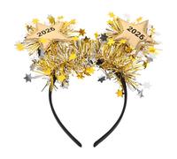 Ciieeo Bandeau numéro 2026 décorations de couvre-chef de bonne année Bonne année des bandeaux nouveaux bandeaux 2026 Accessoires de cheveux du Nouvel An 2026 Golden