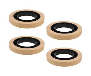 Ciieeo Bandes de Devises en Papier Kraft pour Billets, 4 Rouleaux, Sangles Monétaires pour Gestion Facile des Espèces en Milieu Bancaire