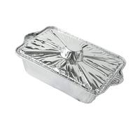 Ciieeo Barquette Aluminium Jetable pour Barbecue et Cuisson Casserole Aluminium Résistante Haute Température Camping Pique et Pâtisserie