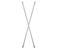 Ciieeo Barre de Support en Alliage D'aluminium Épais 8mm Argenté pour Étagère à Vin et Bibliothèque, Fonction Antidérapante et Robuste, pour Mobilier et Bureau à Domicile