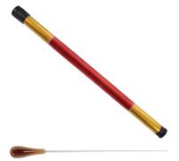 Ciieeo Bâton de Chef Orchestre Long Métal avec Tube de Rangement Haute Dureté Baguette Musicale pour Concerts et Performances Orchestrales Cadeau Pratique pour Musiciens