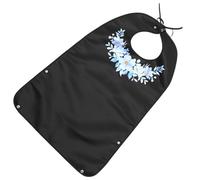 Ciieeo Bavoir Adulte pour Manger en Polyester Grandes Poches, Imperméable et Réutilisable, pour Personnes Âgées Lors des Repas Quotidiens