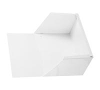 Ciieeo Bloc Anti-éclaboussures en Alliage D'aluminium Blanc 225x175x100 Mm pour de Gouttière, Protège-gouttière Extérieur, Extension Gouttière Villa, Récupération Eau de Pluie