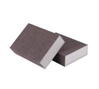 Ciieeo Bloc de Ponçage en Éponge Double Face 4 Pcs pour Polissage et Ponçage du Bois, Meubles et Modélisme, Papier Émeri Résistant, Usage Manuel et Polyvalent