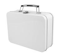 Ciieeo Boîte à Déjeuner Étain Vintage avec Verrou Boîte Métallique Portable pour Sandwichs et Collations Adaptée pour Adultes et Camping et Activités Extérieures
