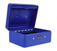 Ciieeo Boîte à Monnaie en Métal Épais avec Serrure à Combinaison Petite Caisse Enregistreuse Portable de 147 CM Coffre-Fort Verrouillable pour Argenté Liquide et Objets Précieux