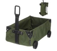Ciieeo Boîte à Mouchoirs en Toile Portable Design Pliable avec Boucle Discrète, Rangement Compact pour Voiture et Camping, Valise de Rangement à roulettes Pratique