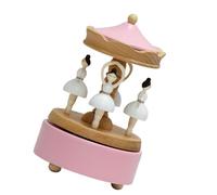 Ciieeo Boîte à Musique Ballerine Rotative Design Vintage Doux Cadeau Romantique pour Anniversaires Mariage Fête des Mères Décoration Élégante pour Filles et Femmes