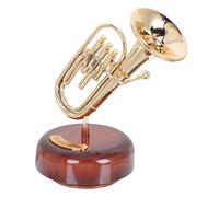 Ciieeo Boîte à Musique Décorative en Plastique de Petit Cornet, Ornementation D'instruments, Décoration Intérieure Originale pour Bureau et Présent de Pendaison de Crémaillère