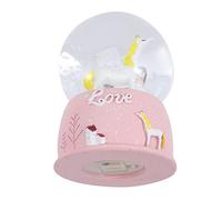 Ciieeo Boîte à Musique Licorne Cristal Décoration de Fête Anniversaire pour Musique Douce Petite sans Piles pour Chambre et Événements Spéciaux