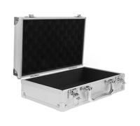 Ciieeo Boîte à Outils en Alliage D'aluminium Portable Petite Taille 25x16x8 Cm, Valise Multifonction Compacte et Légère pour Rangement et Transport, Coffret à Outils Robuste pour Usage