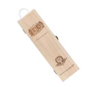 Ciieeo Boîte à Vin Massif Décorative avec Poignée Coffret De Rangement Élégant pour Bouteille De Vin pour Et Célébrations
