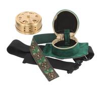 Ciieeo Boîte de Brûleur en Métal, Support pour Brûleur Moxa, Boîte D'acupuncture Moxa Portable en Cuivre et Tissu, Légère, pour Soulager L'inconfort Relaxation, la Maison, pour Dormir