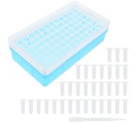 Ciieeo Boîte de Conservation Réfrigérée pour Œufs d'Artémias - Lot de 2 Set de Tubes à Crevettes Écloses en Plastique Solide Accessoires de Collecte et Incubation pour Élevage de