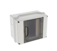 Ciieeo Boîte de Dérivation Étanche Extérieure Coffret Électrique Circuits Aux Intempéries Boîtier de Protection Distribution pour Installation Rapide Extérieur Plastique
