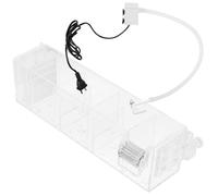 Ciieeo Boîte de Filtration Suspendue pour Aquarium, Cascade, Acrylique | Observation Intérieure, Oxygénation Abondante, Cycle , Design Clair et Lignes Lisses