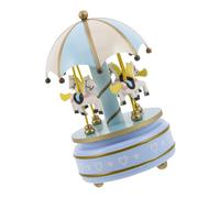 Ciieeo Boîte de Musique rotative en Bois boîtes à Musique Centre de Table carrousel Plastique Ciel Bleu