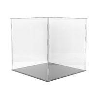 Ciieeo Boîte de Présentation en Acrylique Transparente 265X265X255 CM pour Ballon de Basket et Football Vitrine Anti-Poussière Rangement Collection Sportive Support Exposition