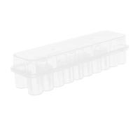 Ciieeo Boîte de Rangement pour Flacons Plastique Support de Tubes Étagère pour Vials Couvercle Compartiments pour Congélateur pour Laboratoire