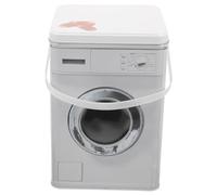 Ciieeo Boîte de Rangement pour Poudre à Laver Gris Contenant Multifonctionnel pour Capsules Lessive Organisateur de Salle de Bain et Buanderie Design et Capacité